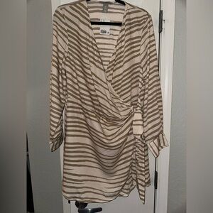 H&M Wrap Printed Dress NWT